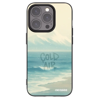 Picasee silikonski črni ovitek za Apple iPhone 15 Pro - COLD AIR