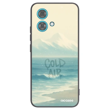 Picasee silikonski črni ovitek za Motorola Edge 40 Neo - COLD AIR