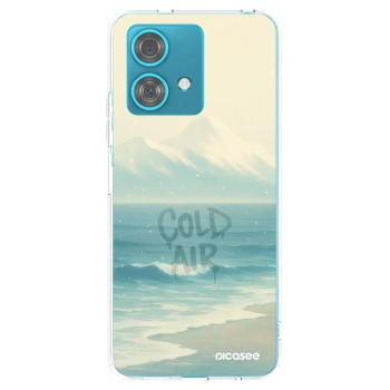 Picasee silikonski prozorni ovitek za Motorola Edge 40 Neo - COLD AIR