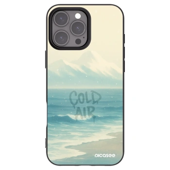 Picasee silikonski črni ovitek za Apple iPhone 16 Pro Max - COLD AIR