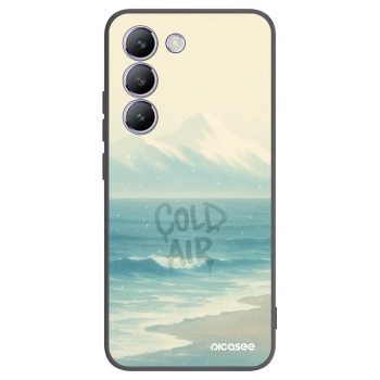Picasee silikonski črni ovitek za Vivo V40 SE 5G - COLD AIR