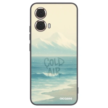 Picasee silikonski črni ovitek za Motorola Moto G85 - COLD AIR