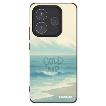 Picasee silikonski črni ovitek za Xiaomi Redmi Note 14 5G - COLD AIR