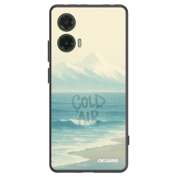 Picasee silikonski črni ovitek za Motorola Moto G35 5G - COLD AIR