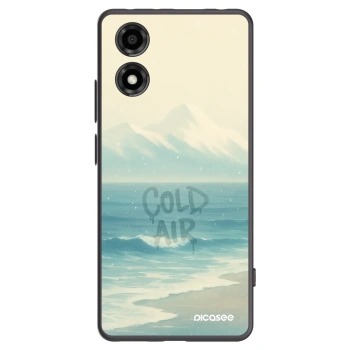 Picasee silikonski črni ovitek za Motorola Moto E14 - COLD AIR
