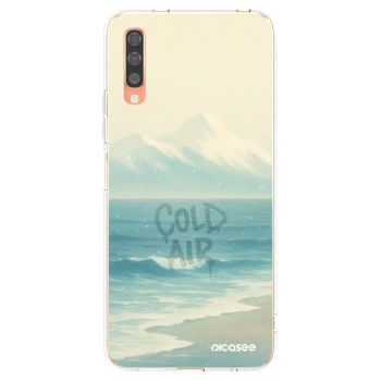 Picasee silikonski prozorni ovitek za Samsung Galaxy A70 A705F - COLD AIR