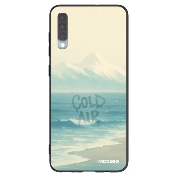 Picasee silikonski črni ovitek za Samsung Galaxy A70 A705F - COLD AIR