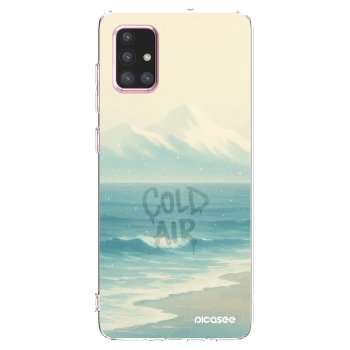 Picasee silikonski prozorni ovitek za Samsung Galaxy A71 A715F - COLD AIR