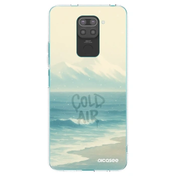 Picasee silikonski črni ovitek za Xiaomi Redmi Note 9 - COLD AIR