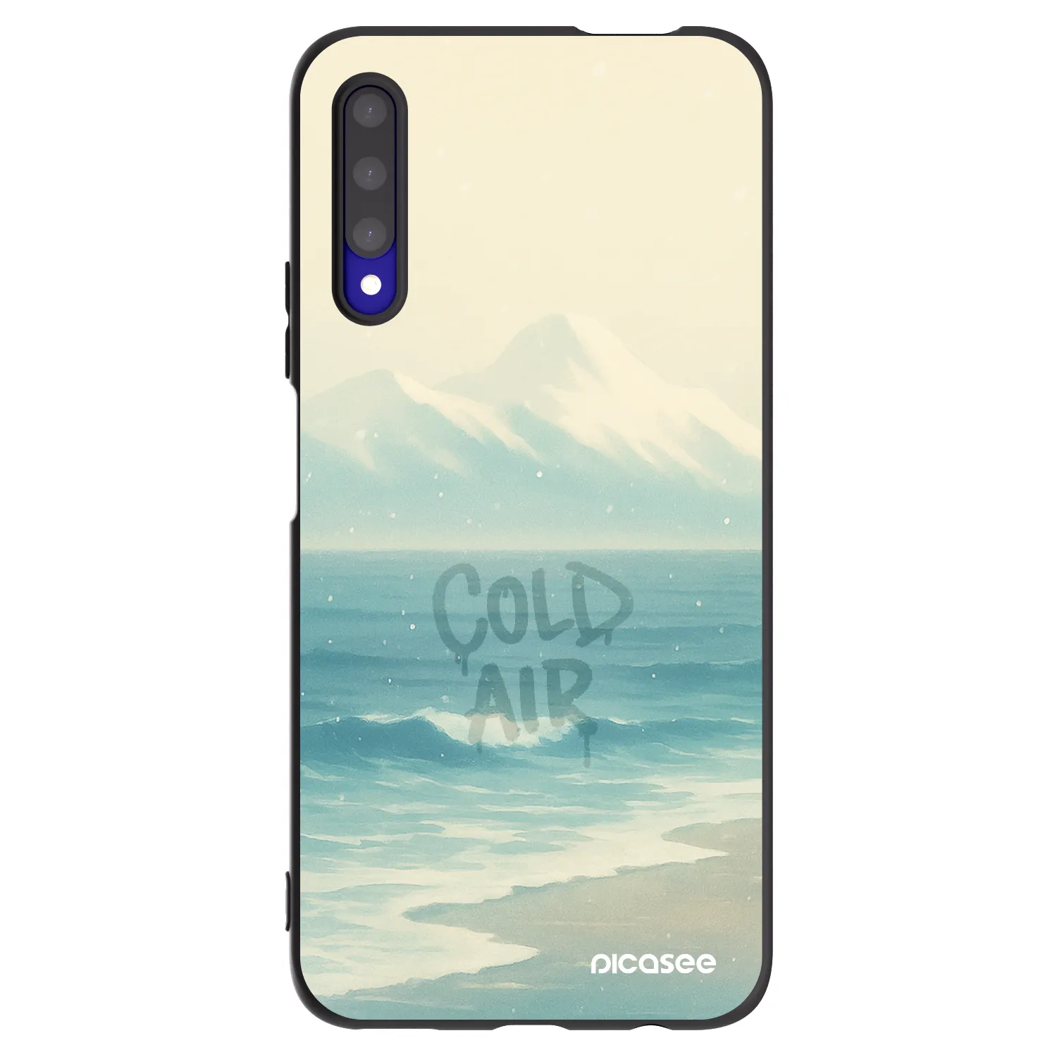Picasee silikonski črni ovitek za Honor 9X Pro - COLD AIR