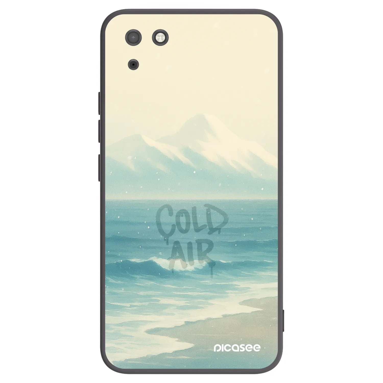 Picasee silikonski črni ovitek za Huawei Y5P - COLD AIR