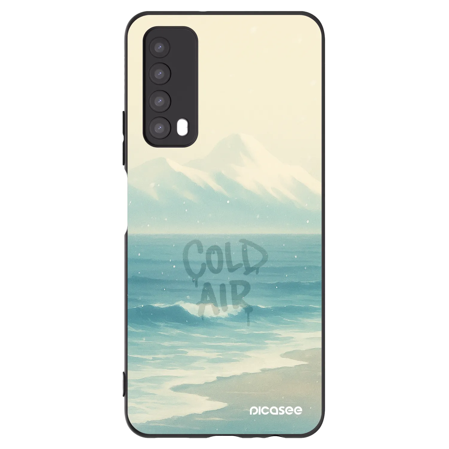 Picasee silikonski črni ovitek za Huawei P Smart 2021 - COLD AIR