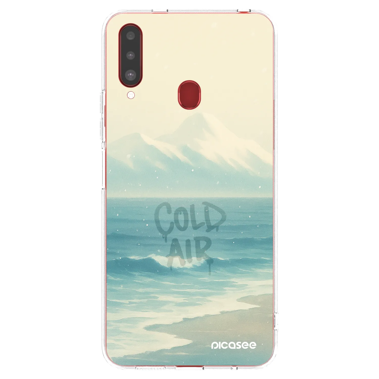 Picasee silikonski prozorni ovitek za Samsung Galaxy A20s - COLD AIR