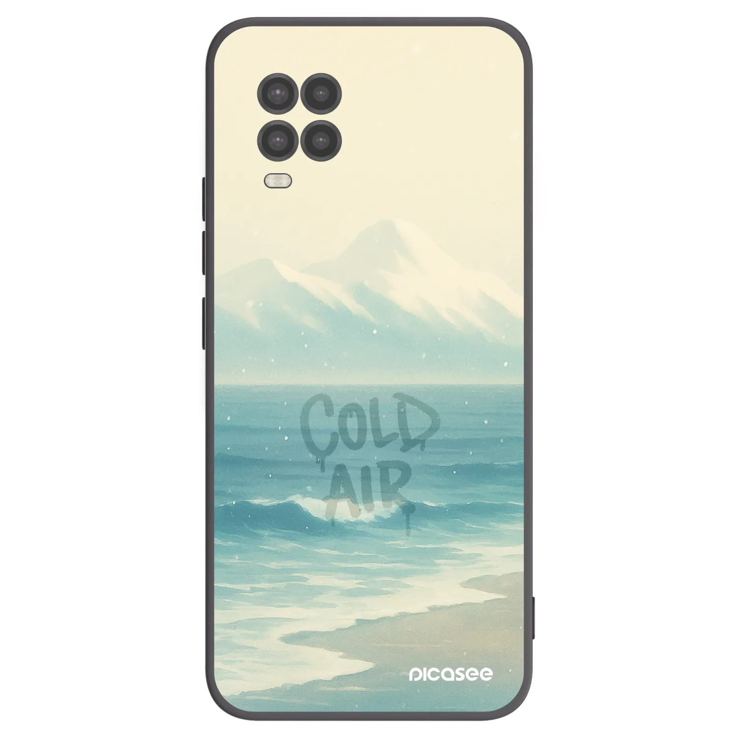 Picasee silikonski črni ovitek za Xiaomi Mi 10 Lite - COLD AIR