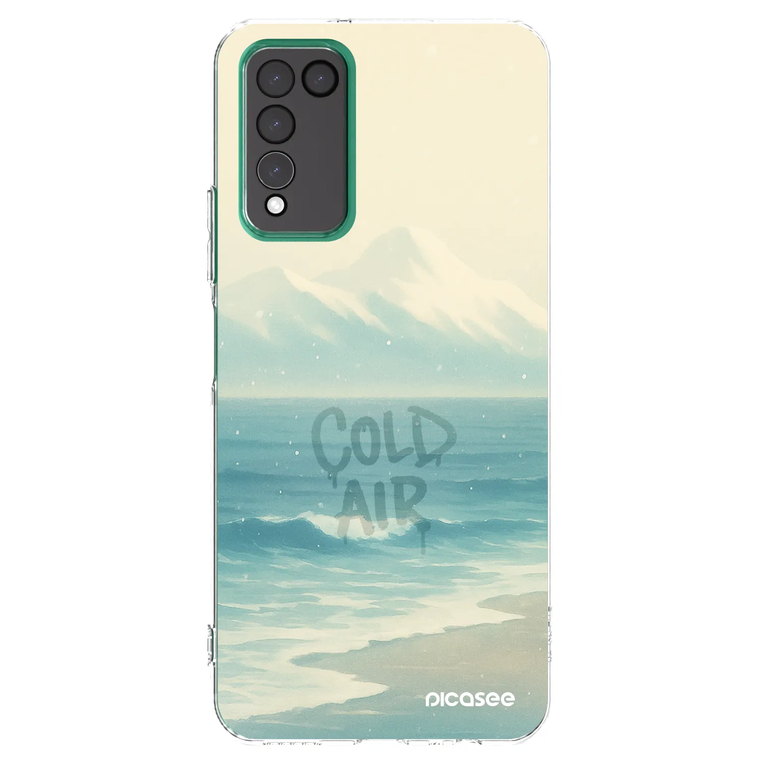 Picasee silikonski prozorni ovitek za Honor 10X Lite - COLD AIR