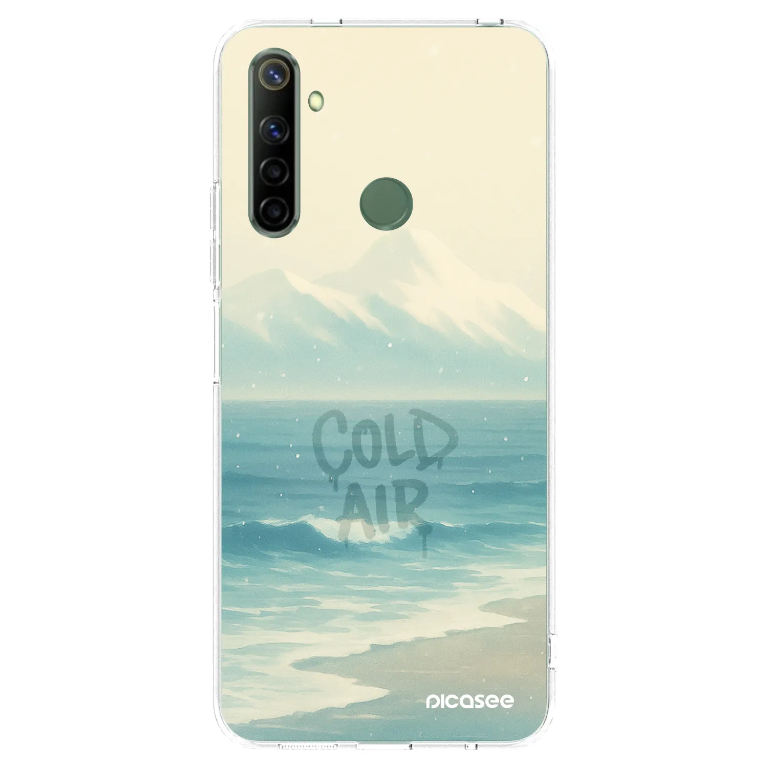 Picasee silikonski prozorni ovitek za Realme 6i - COLD AIR