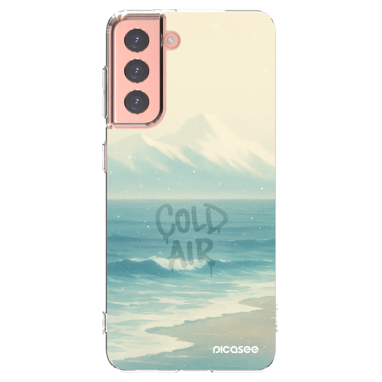 Picasee silikonski prozorni ovitek za Samsung Galaxy S21 5G G991B - COLD AIR