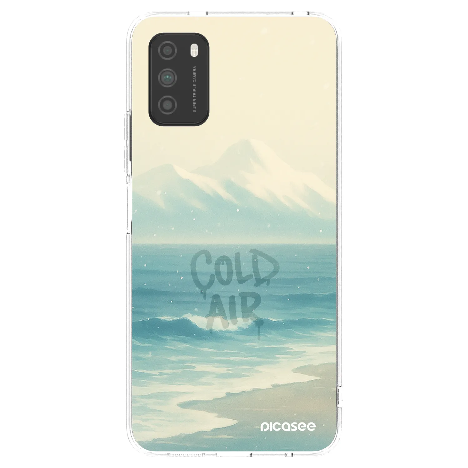 Picasee silikonski prozorni ovitek za Xiaomi Poco M3 - COLD AIR