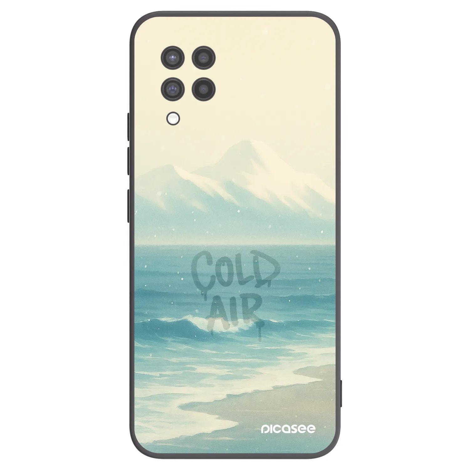 Picasee silikonski črni ovitek za Samsung Galaxy A42 A426B - COLD AIR