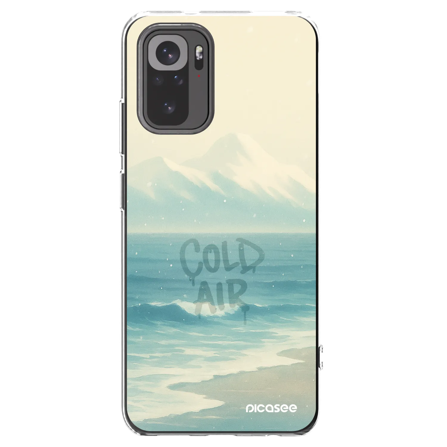 Picasee silikonski prozorni ovitek za Xiaomi Redmi Note 10S - COLD AIR