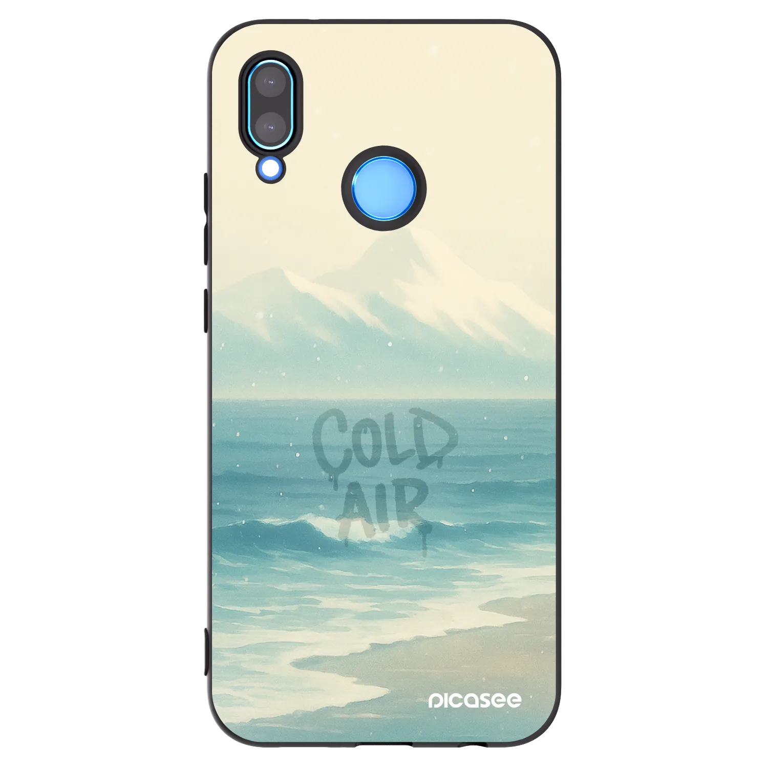 Picasee silikonski črni ovitek za Huawei P20 Lite - COLD AIR