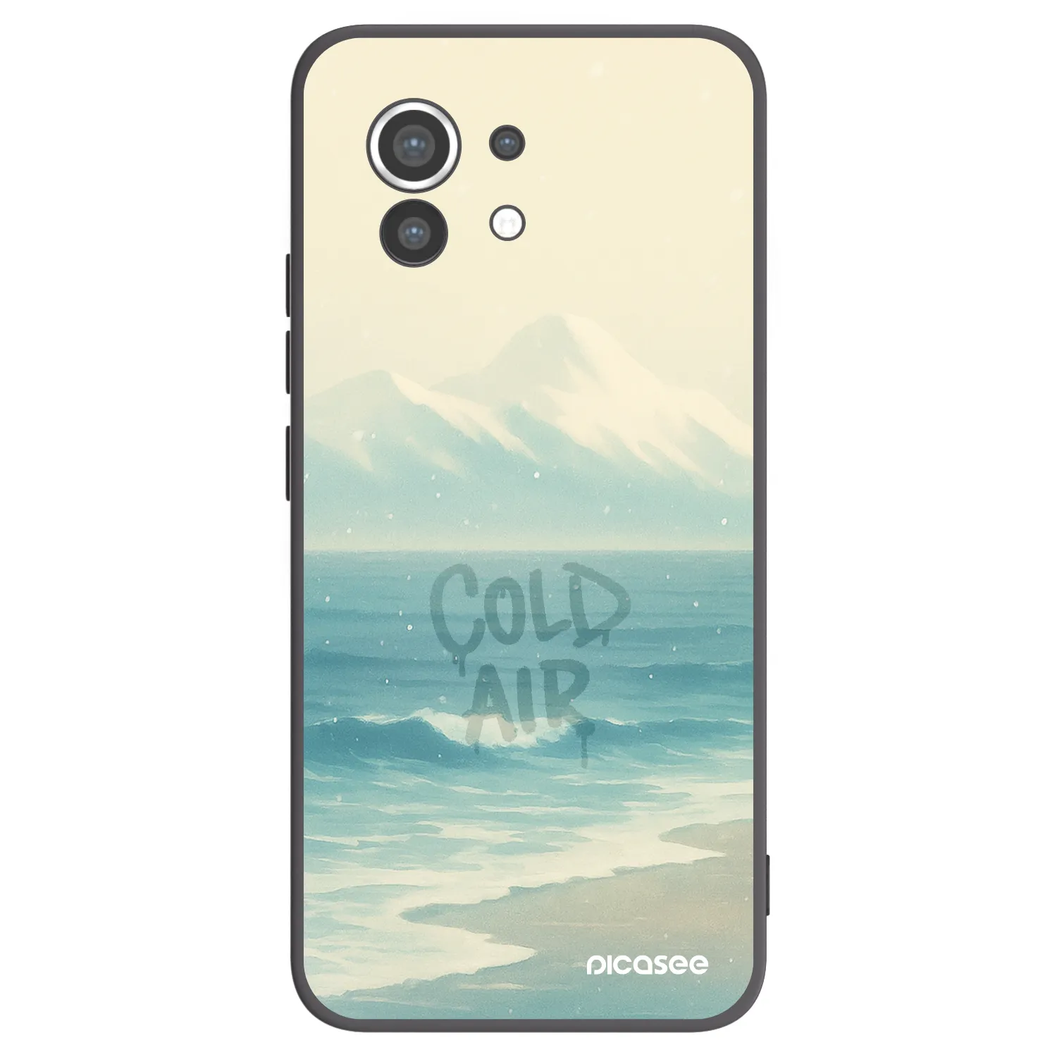 Picasee silikonski črni ovitek za Xiaomi Mi 11 - COLD AIR