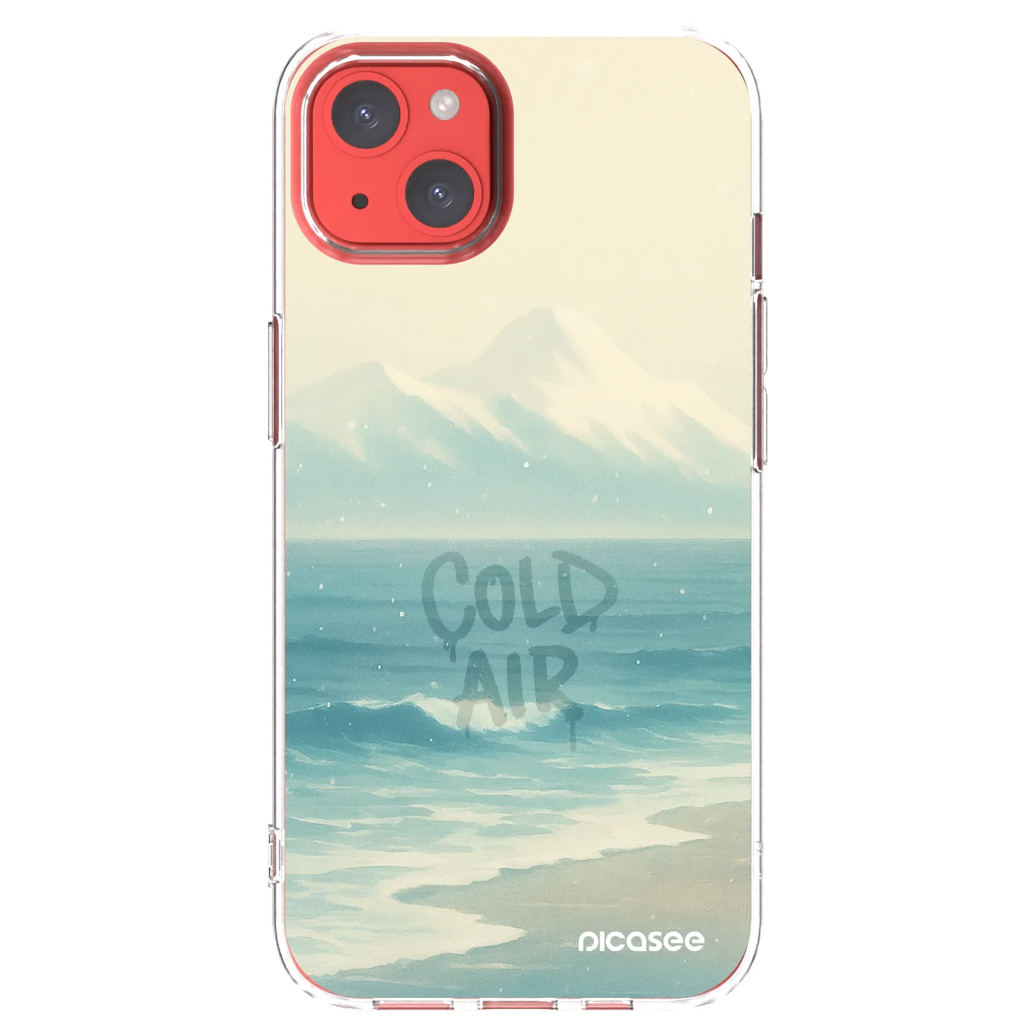Picasee silikonski prozorni ovitek za Apple iPhone 13 - COLD AIR