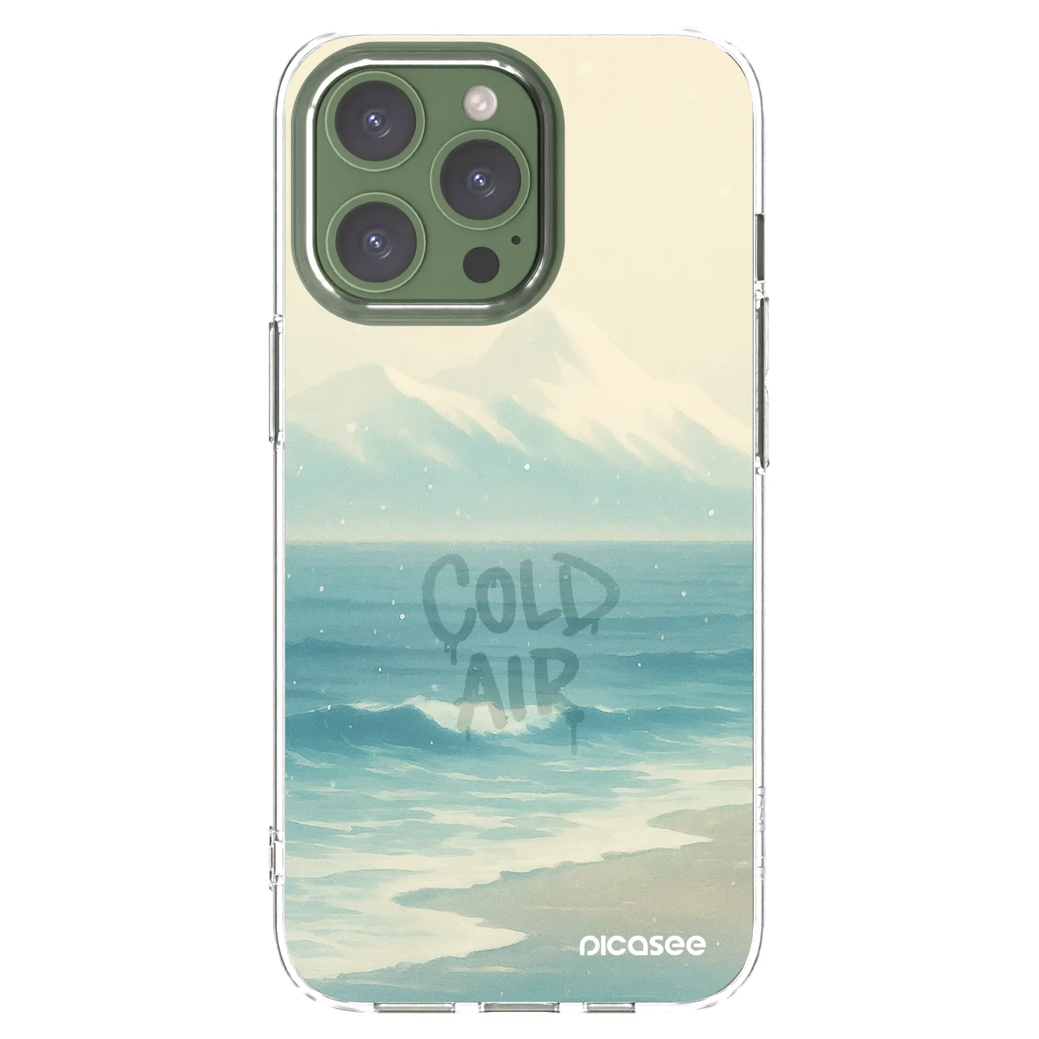 Picasee silikonski prozorni ovitek za Apple iPhone 13 Pro - COLD AIR