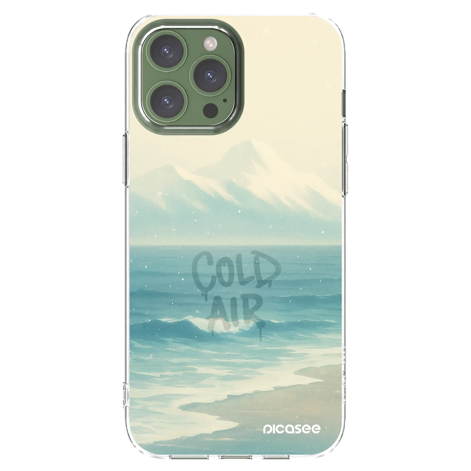 Picasee silikonski prozorni ovitek za Apple iPhone 13 Pro Max - COLD AIR