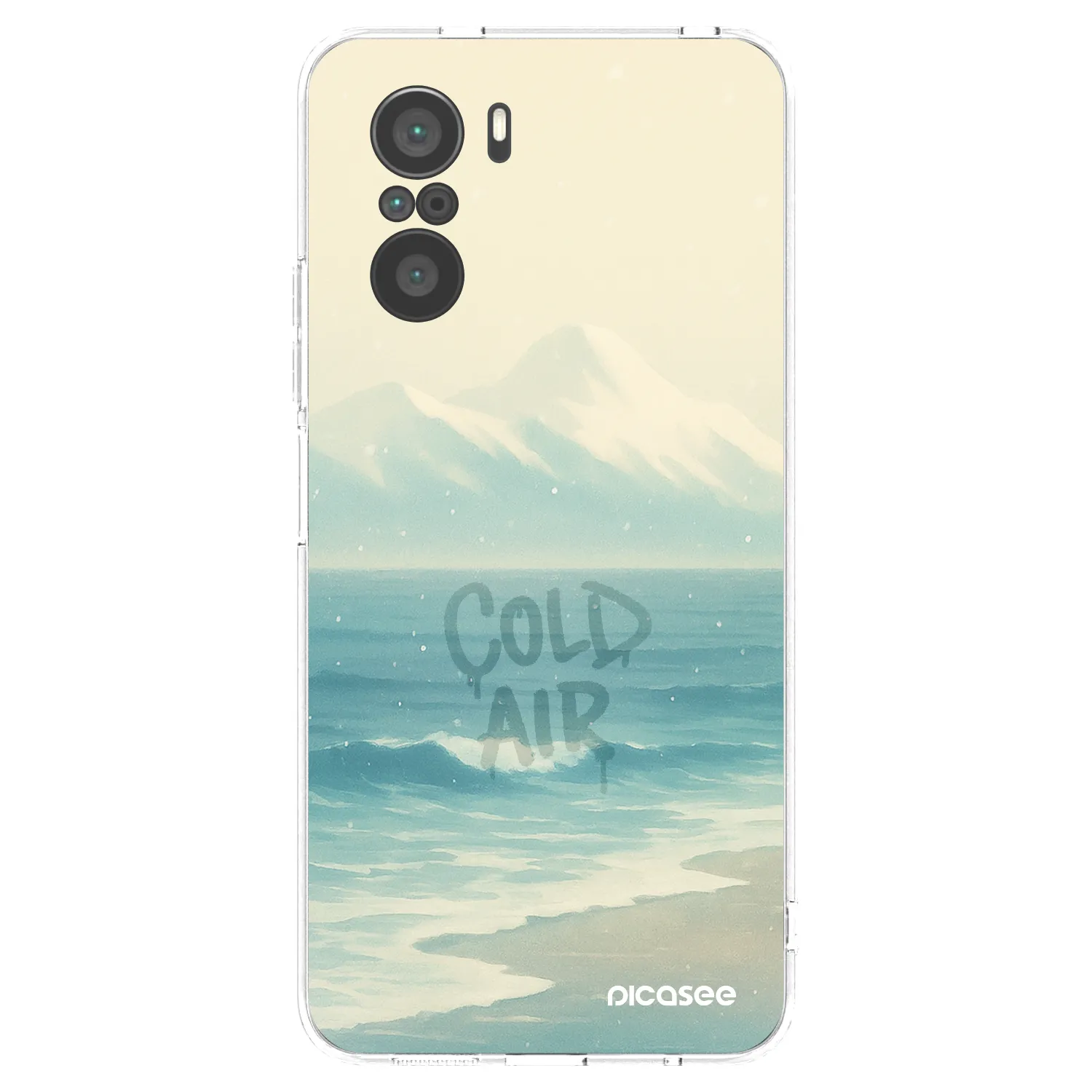 Picasee silikonski prozorni ovitek za Xiaomi Poco F3 - COLD AIR
