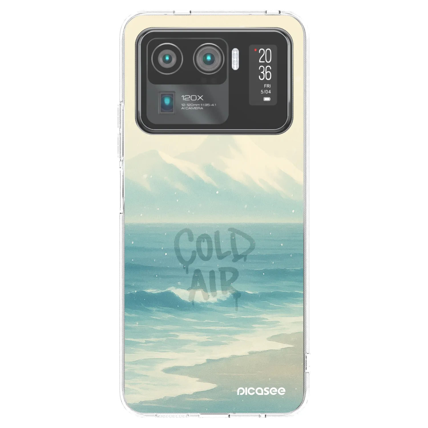 Picasee silikonski prozorni ovitek za Xiaomi Mi 11 Ultra - COLD AIR
