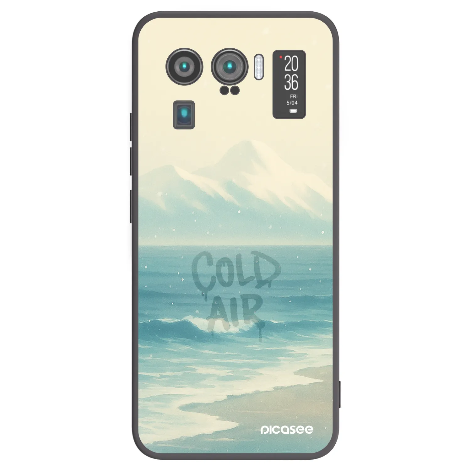 Picasee silikonski črni ovitek za Xiaomi Mi 11 Ultra - COLD AIR