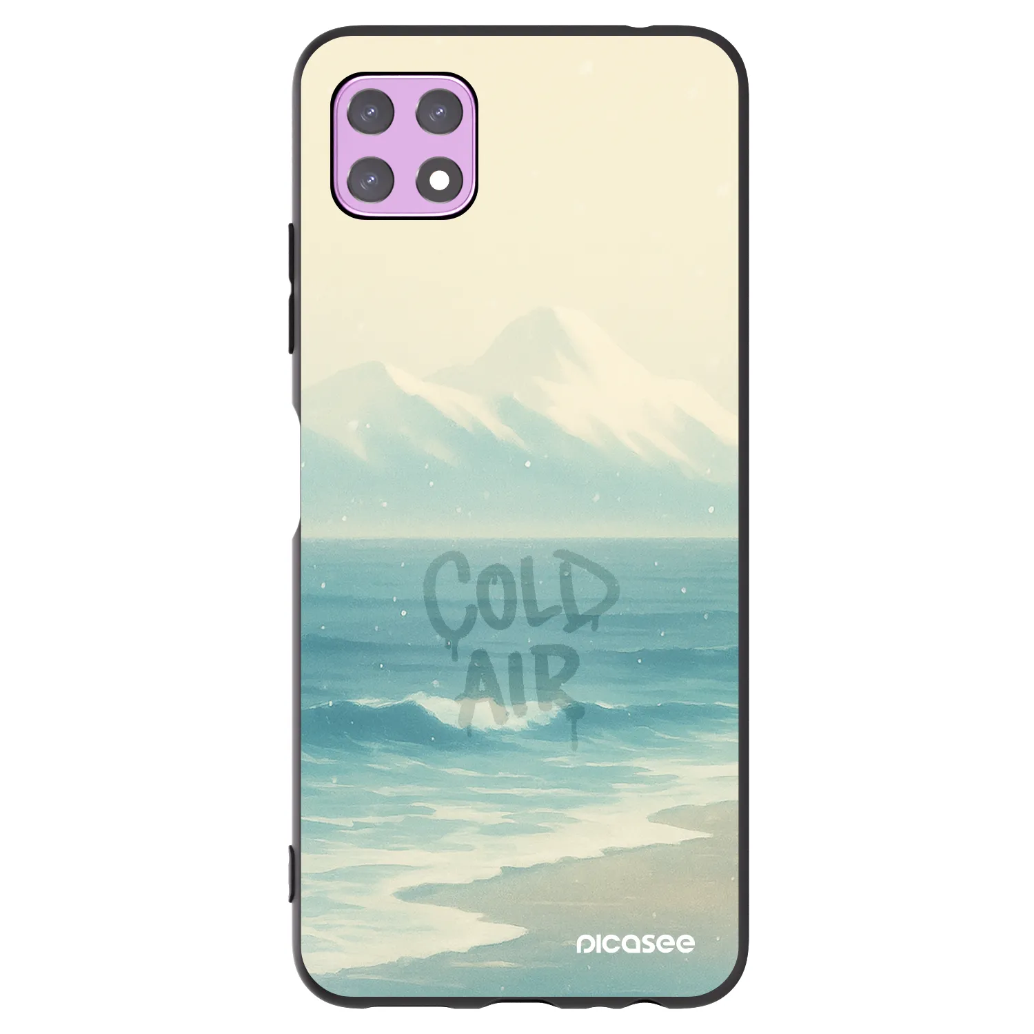 Picasee silikonski črni ovitek za Samsung Galaxy A22 A226B 5G - COLD AIR