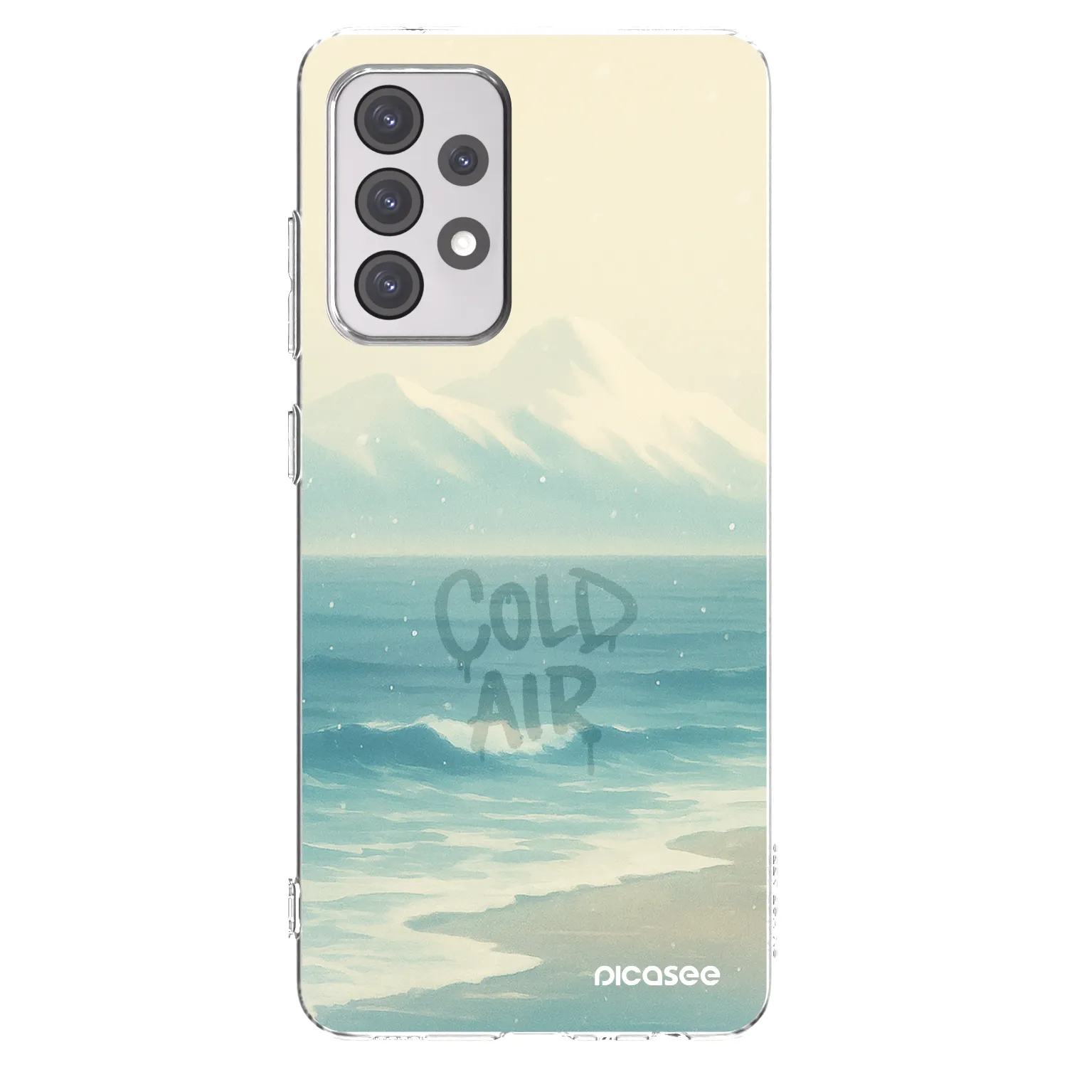 Picasee silikonski prozorni ovitek za Samsung Galaxy A52s 5G A528B - COLD AIR