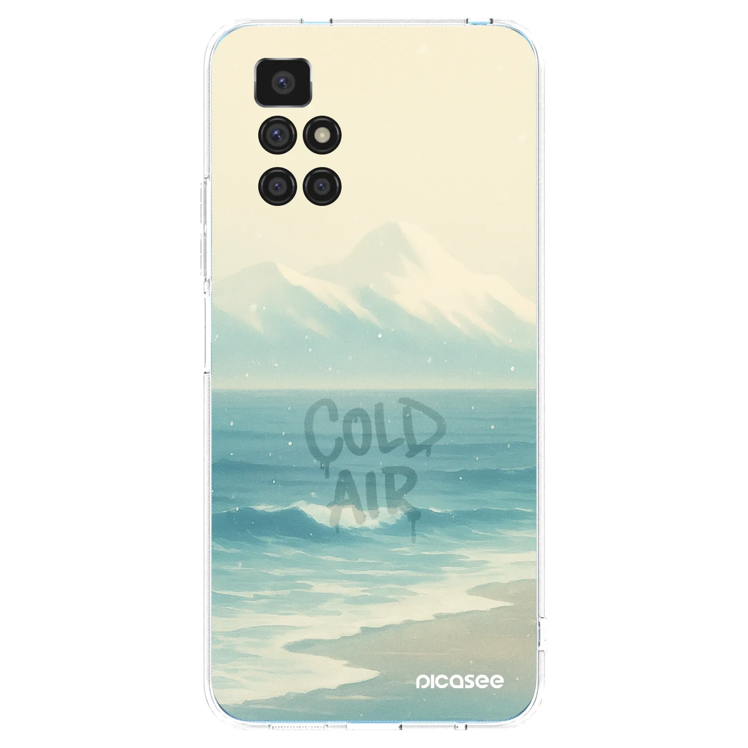 Picasee silikonski prozorni ovitek za Xiaomi Redmi 10 - COLD AIR