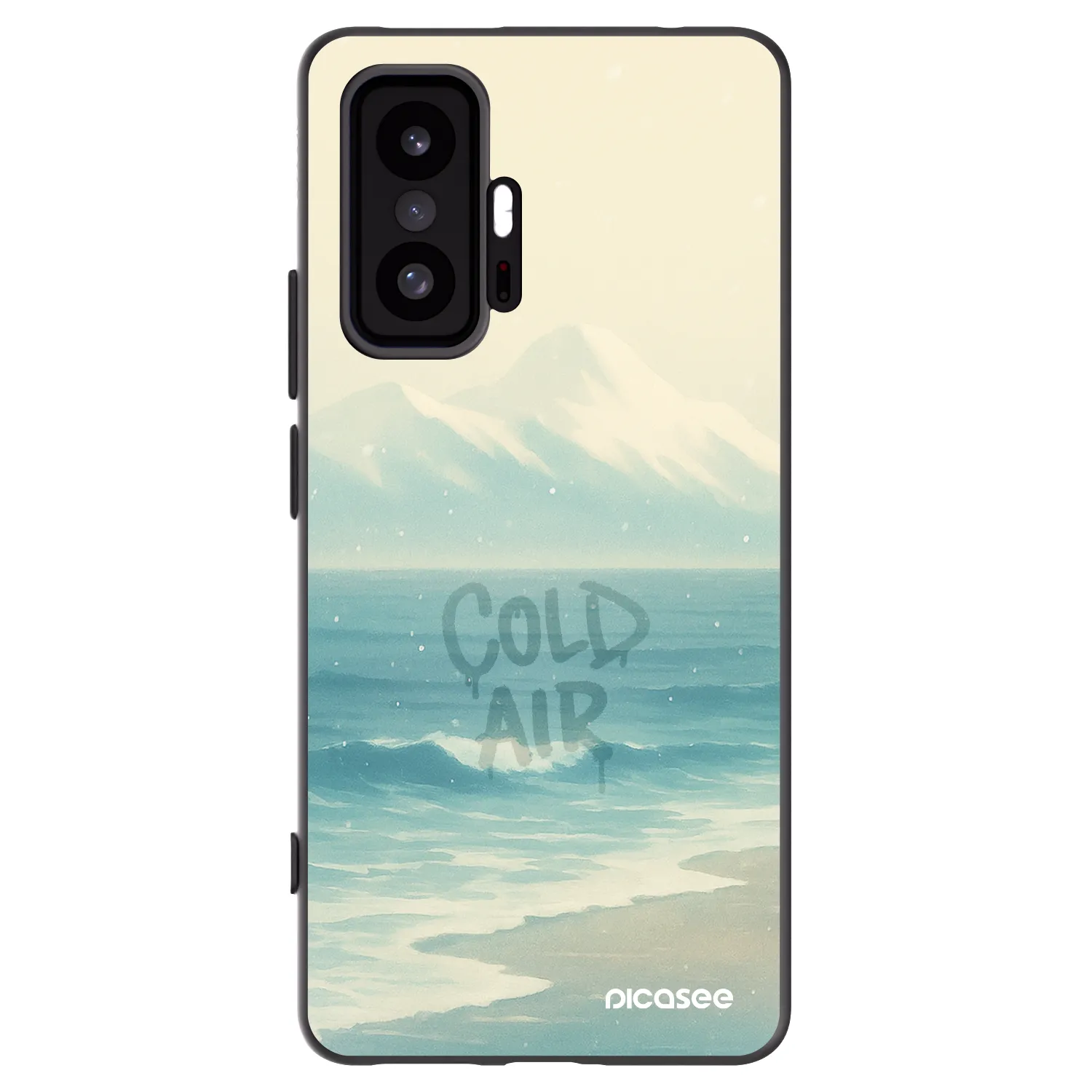 Picasee silikonski črni ovitek za Xiaomi 11T Pro - COLD AIR
