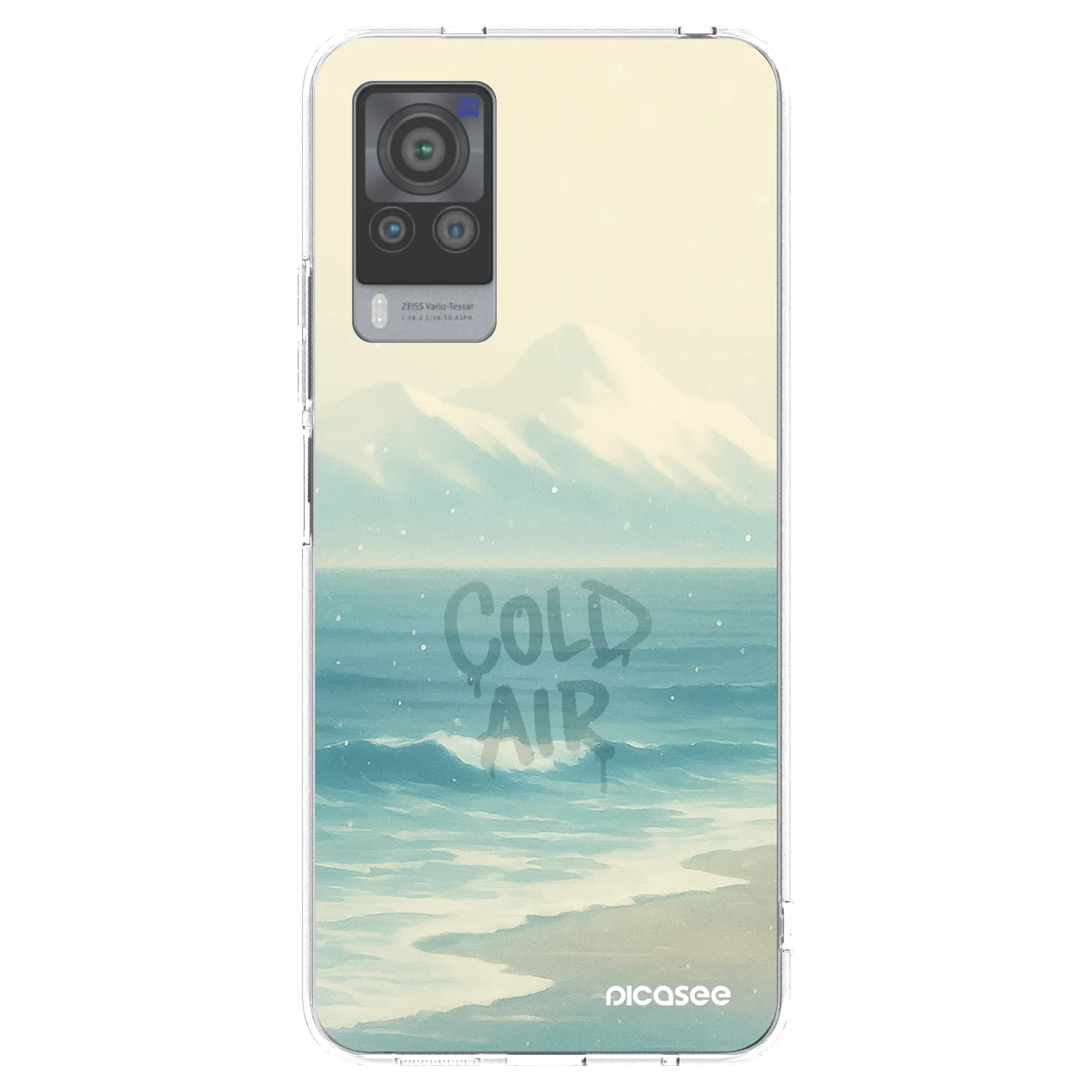 Picasee silikonski prozorni ovitek za Vivo X60 Pro 5G - COLD AIR