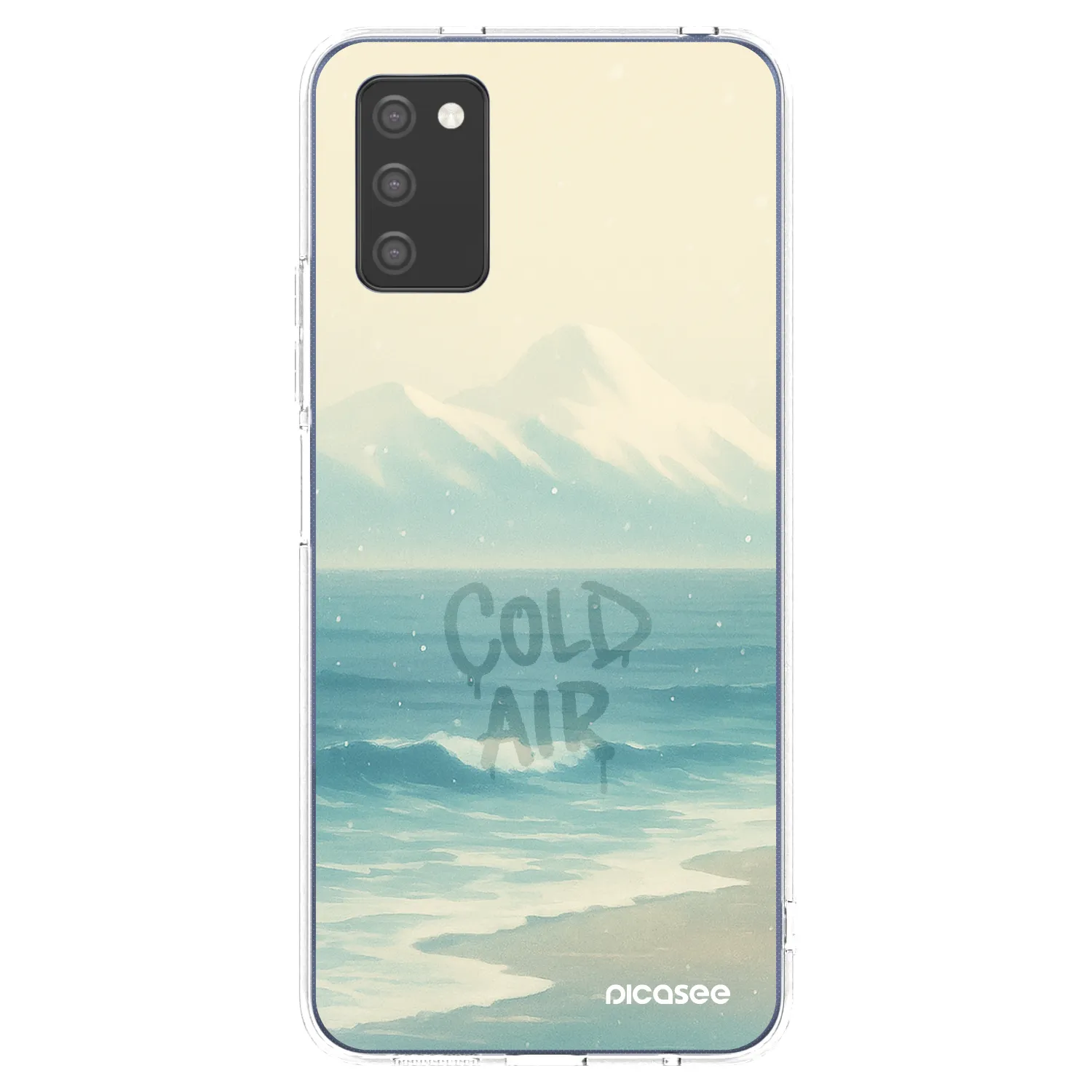 Picasee silikonski prozorni ovitek za Samsung Galaxy A03s A037G - COLD AIR