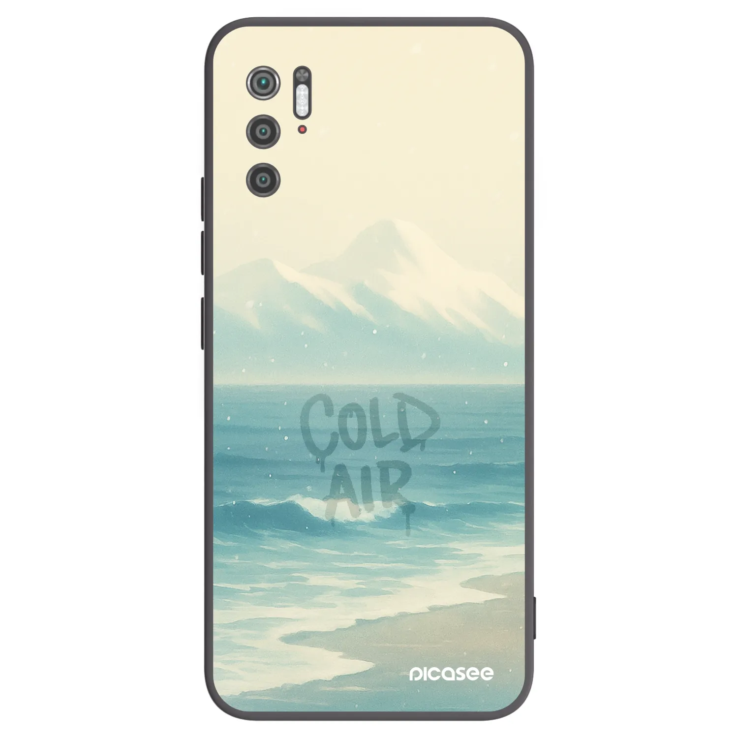 Picasee silikonski črni ovitek za Xiaomi Poco M3 Pro 5G - COLD AIR
