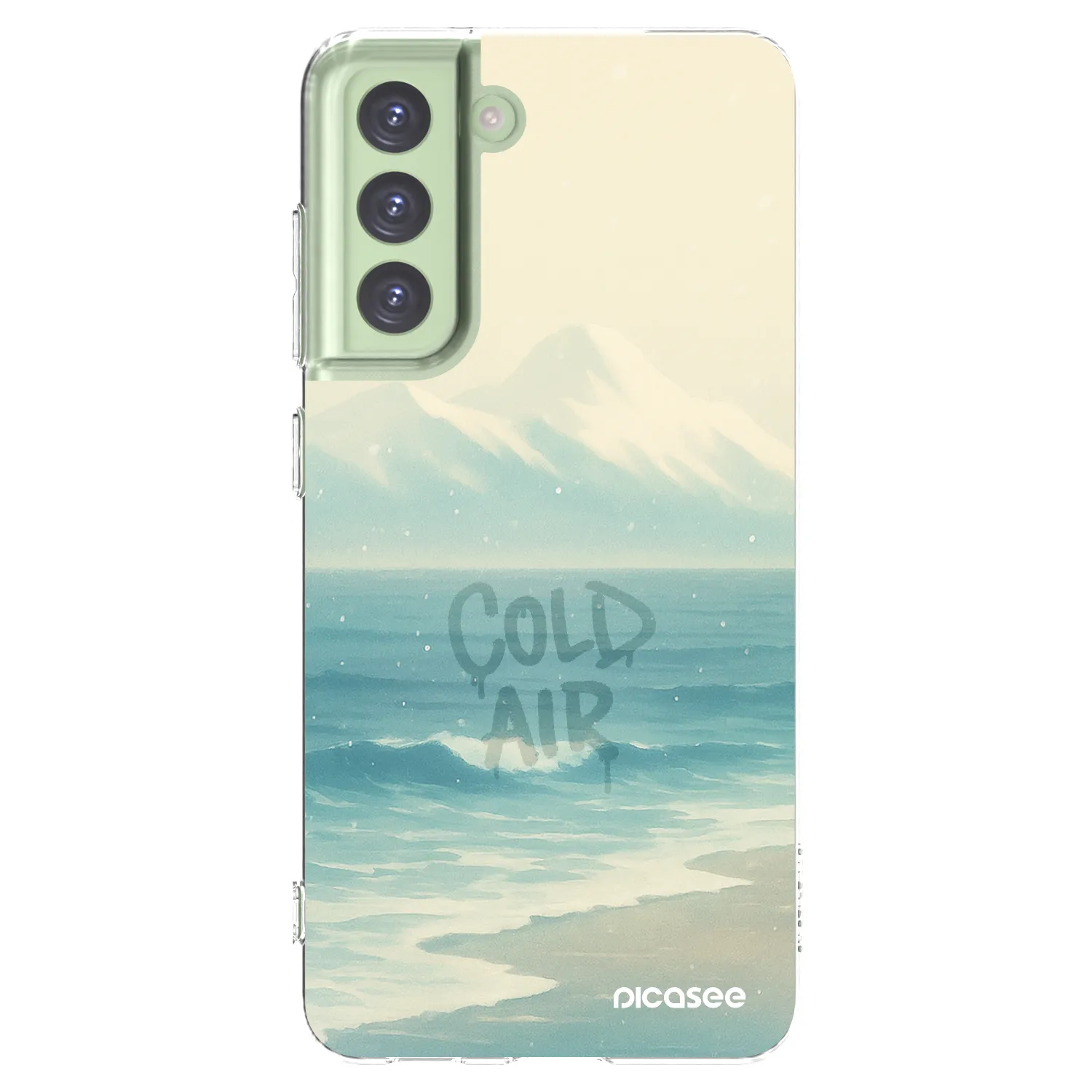 Picasee silikonski prozorni ovitek za Samsung Galaxy S21 FE 5G - COLD AIR