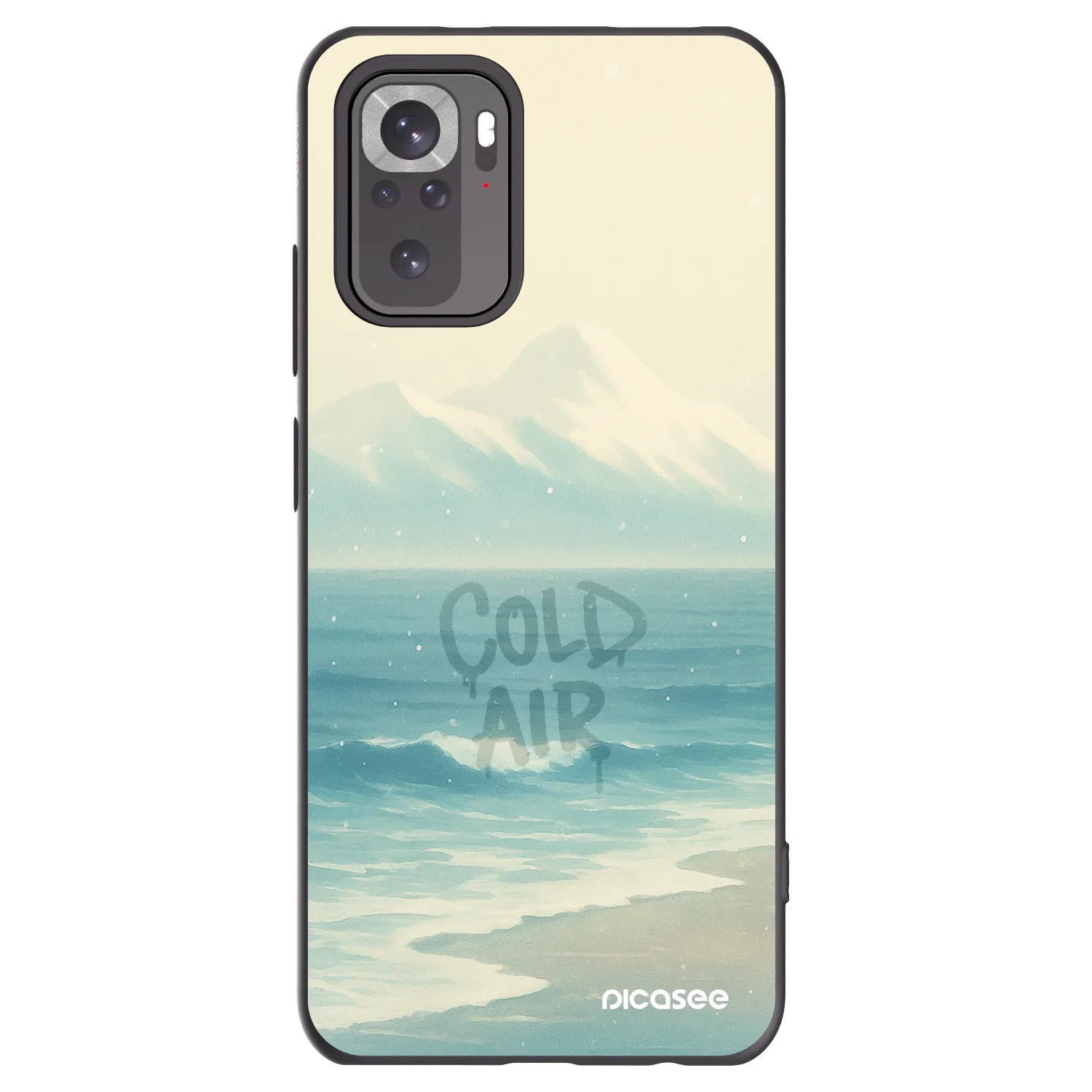 Picasee silikonski črni ovitek za Xiaomi Redmi Note 11S 4G - COLD AIR