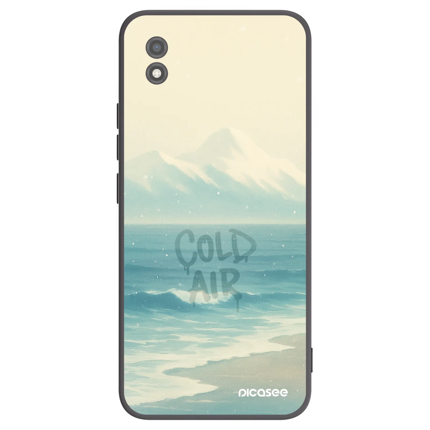 Picasee silikonski črni ovitek za Realme C11 (2021) - COLD AIR