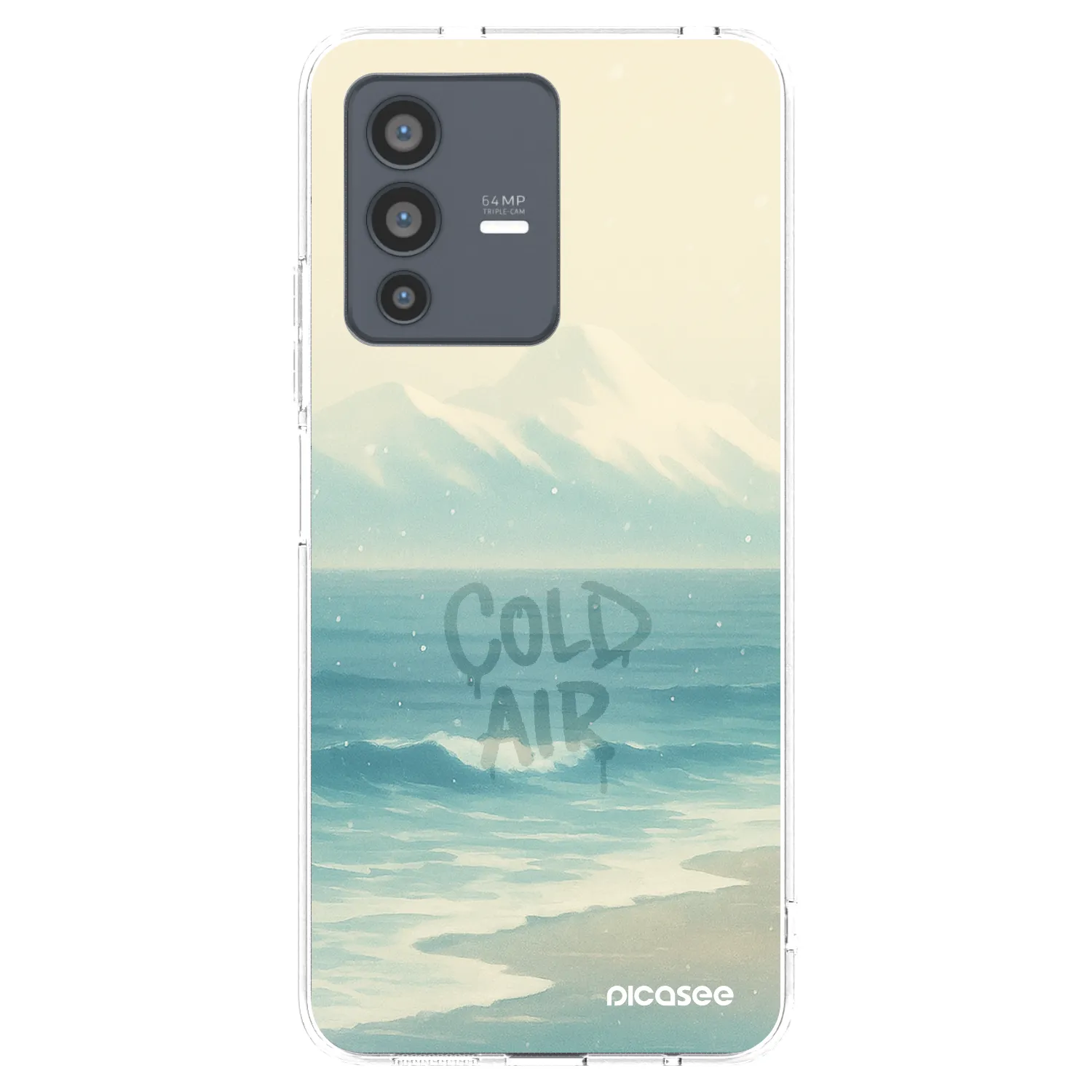 Picasee silikonski prozorni ovitek za Vivo V23 5G - COLD AIR