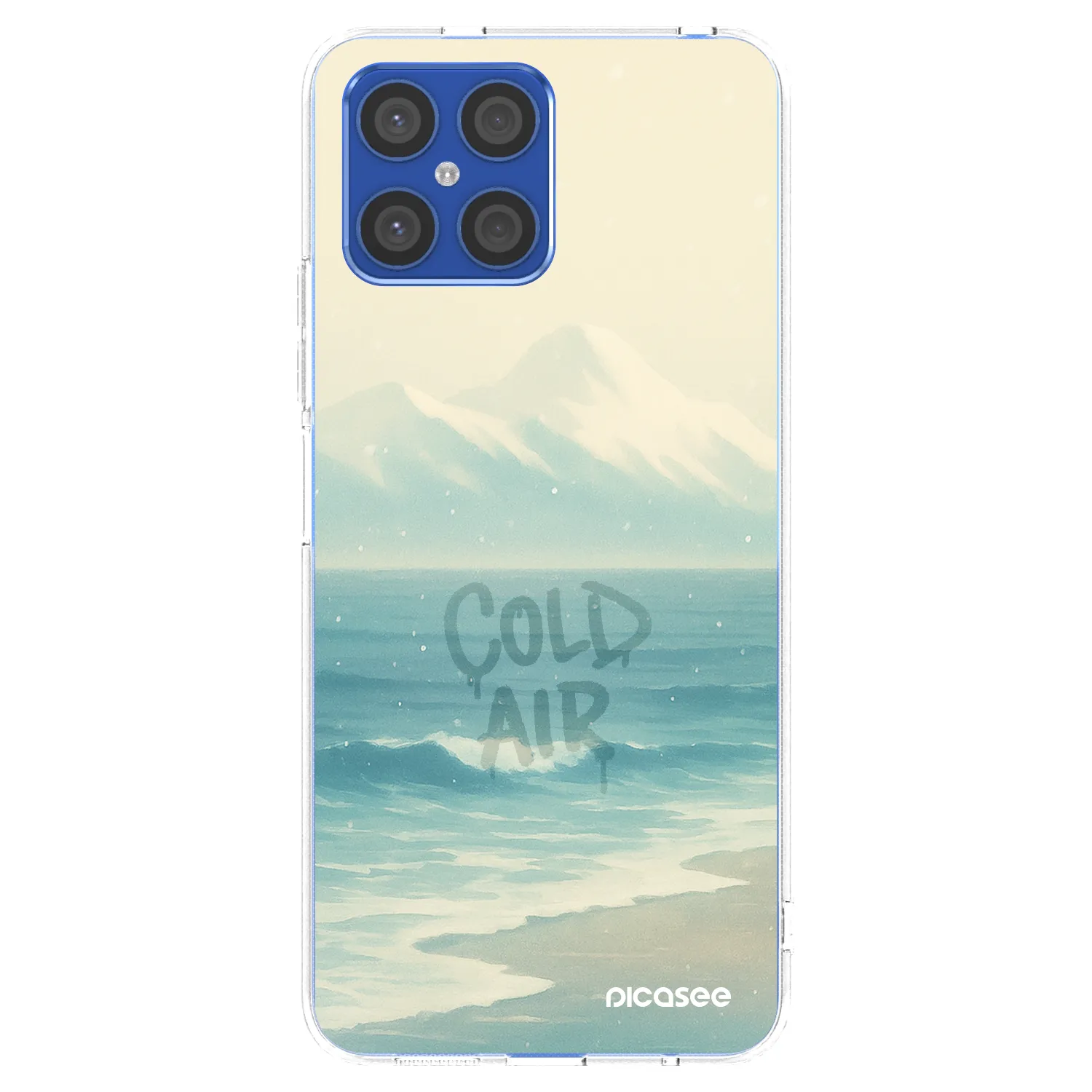 Picasee silikonski prozorni ovitek za Honor X8 4G - COLD AIR