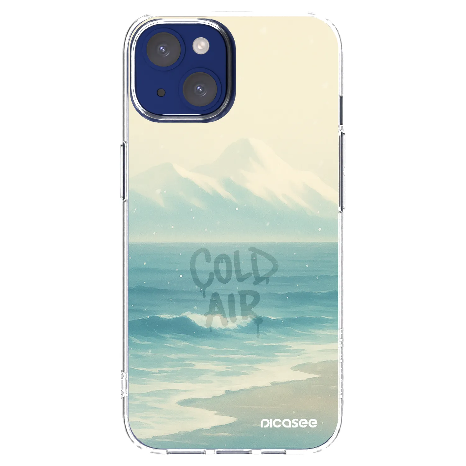 Picasee silikonski prozorni ovitek za Apple iPhone 14 - COLD AIR