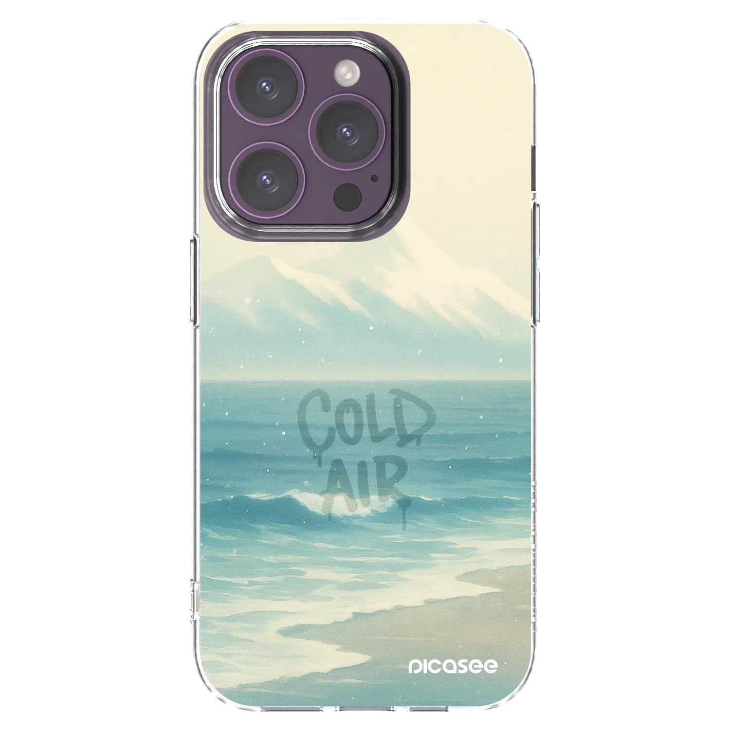 Picasee silikonski prozorni ovitek za Apple iPhone 14 Pro - COLD AIR