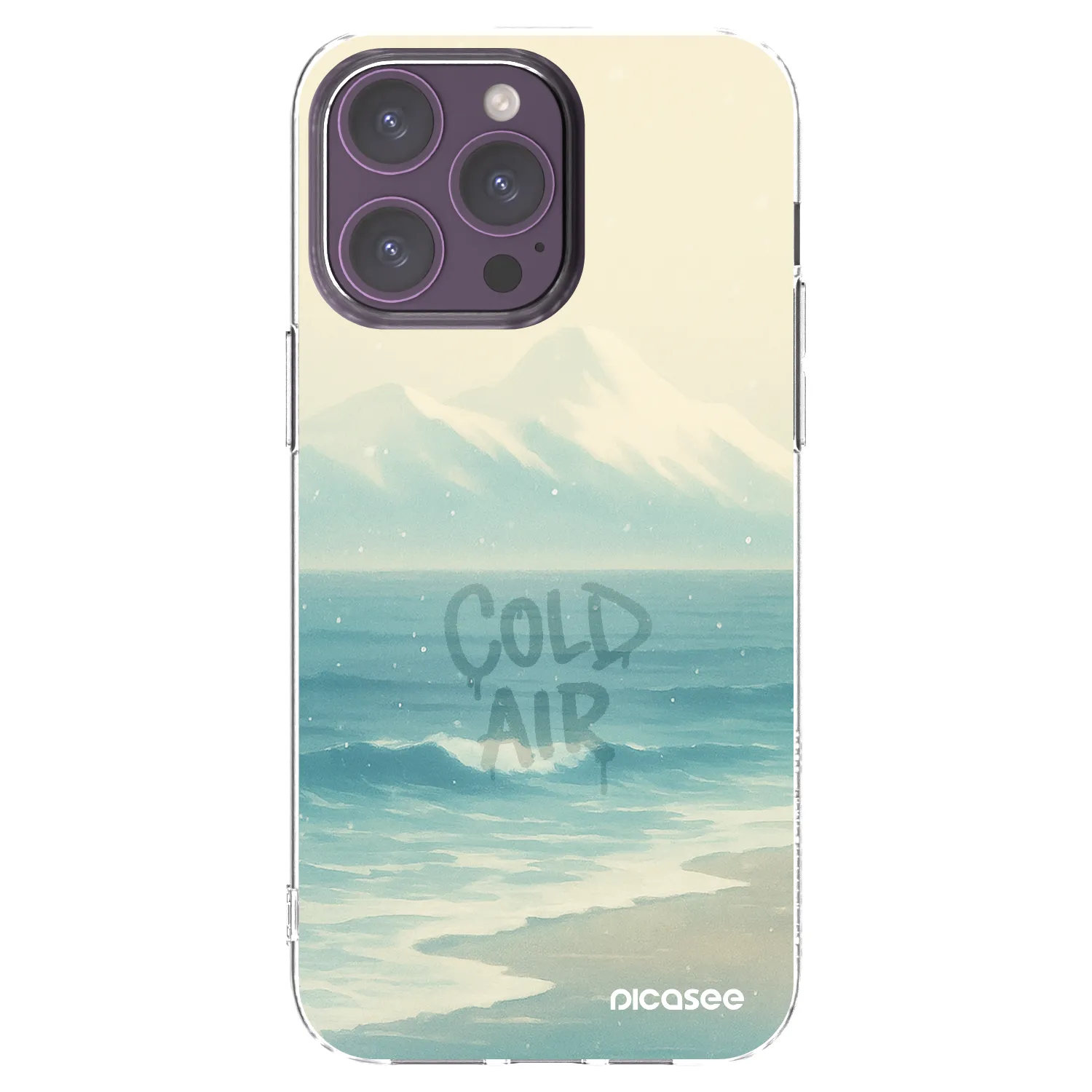 Picasee silikonski prozorni ovitek za Apple iPhone 14 Pro Max - COLD AIR