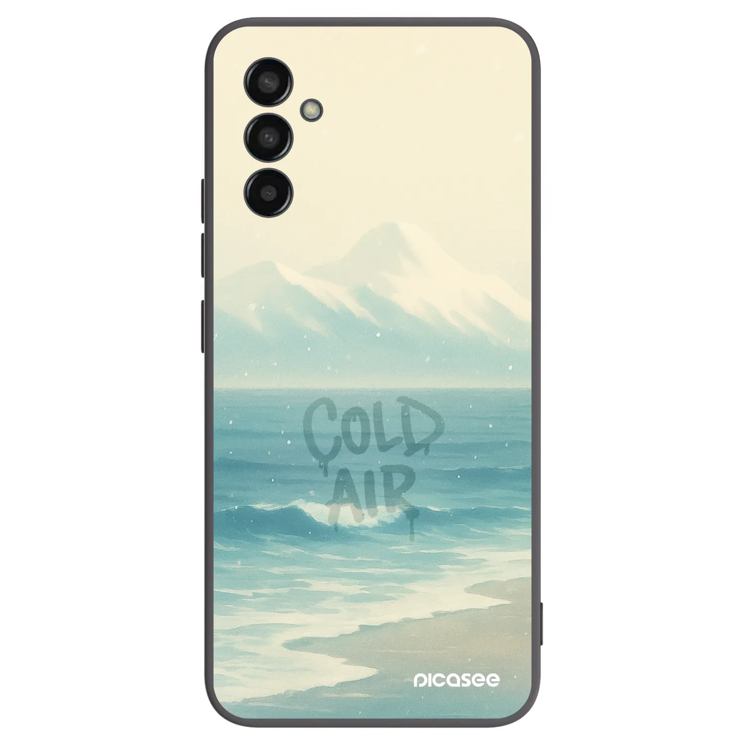 Picasee silikonski črni ovitek za Samsung Galaxy M13 M135F - COLD AIR