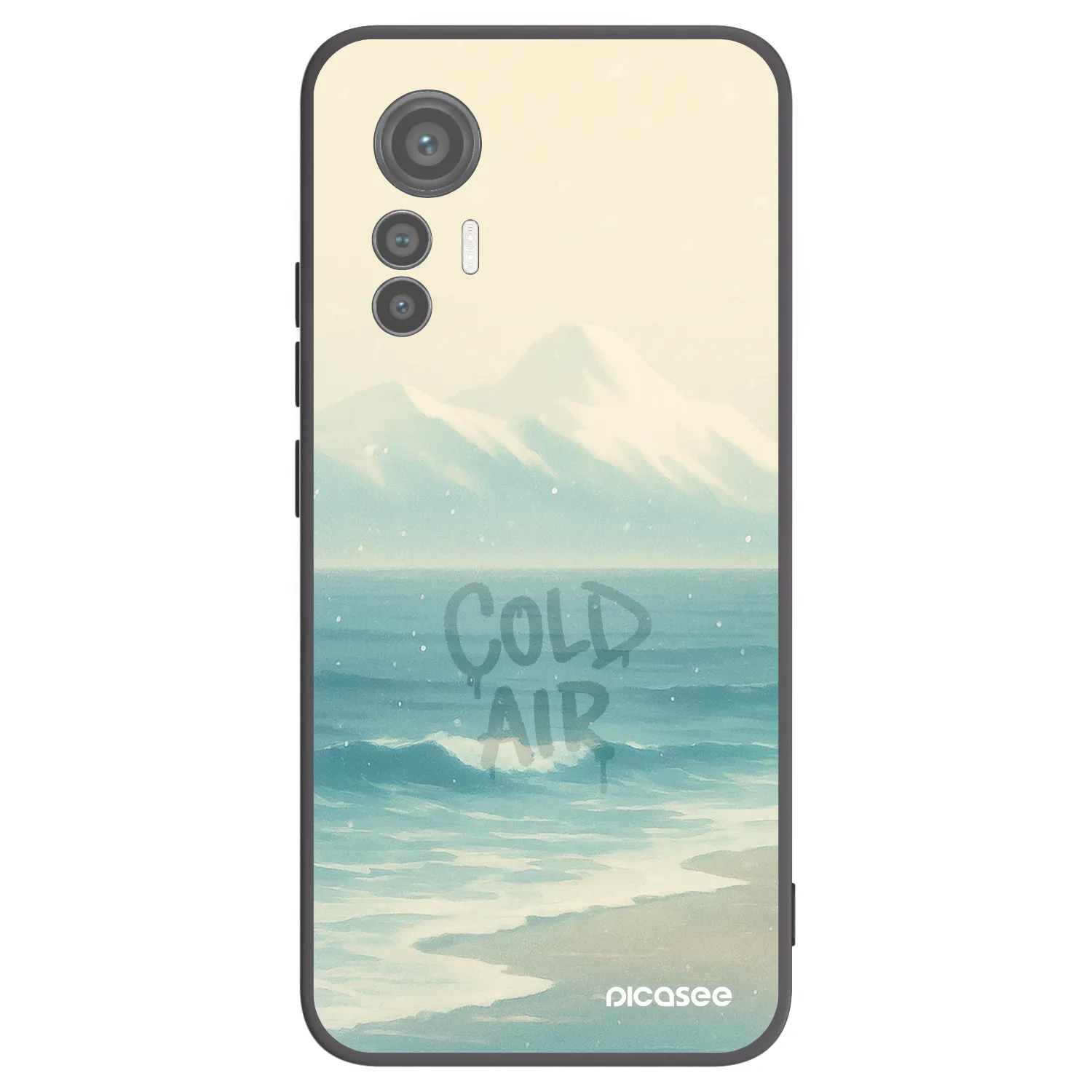 Picasee silikonski črni ovitek za Xiaomi 12 Lite - COLD AIR