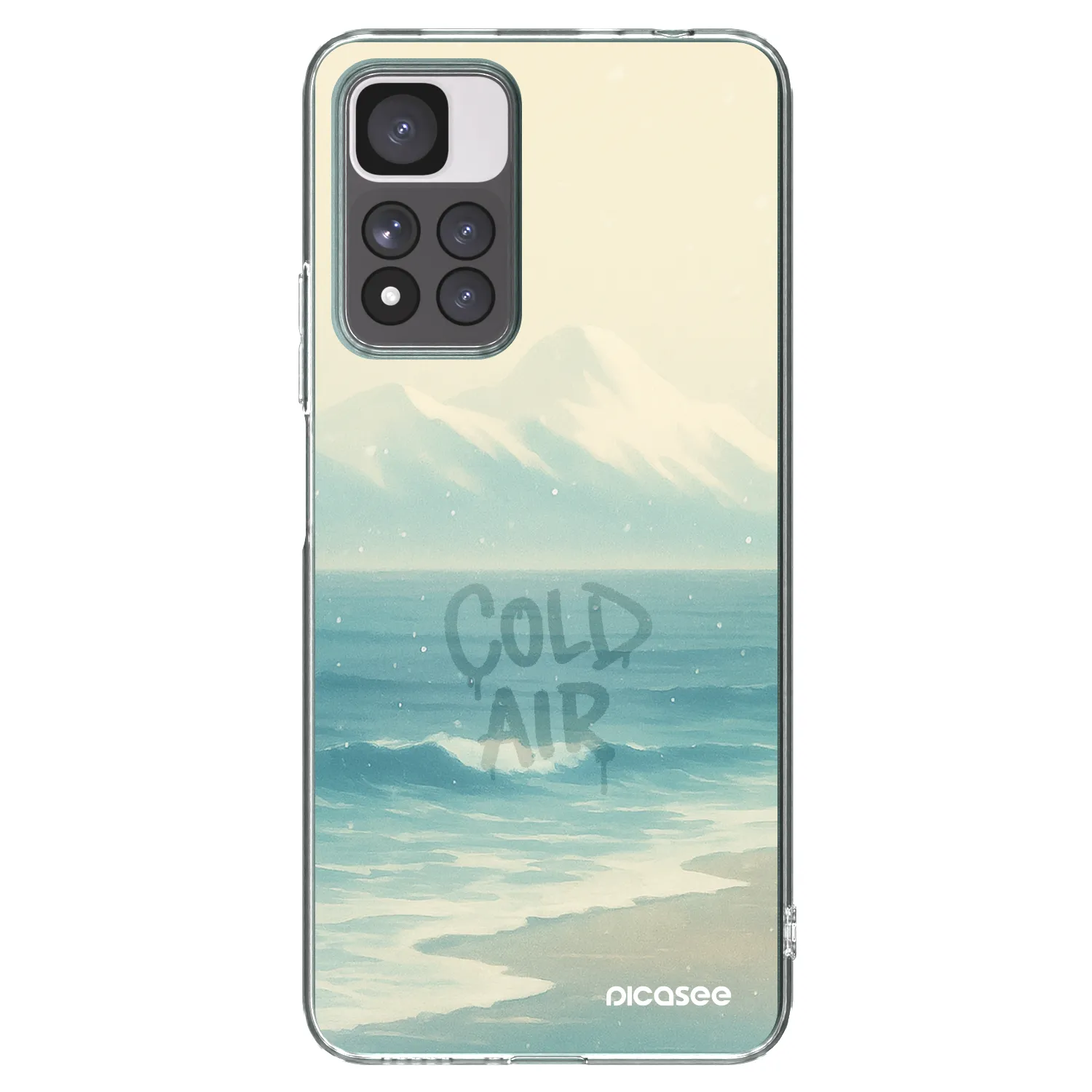 Picasee silikonski prozorni ovitek za Xiaomi Redmi Note 11 Pro+ 5G - COLD AIR